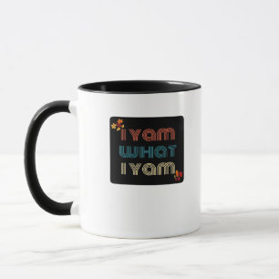 I Yam What I Yam Funny Fall Design Classic Meme Qu Mug