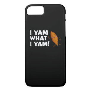 I Yam What I Yam Funny Food Lover Classic Case-Mate iPhone Case