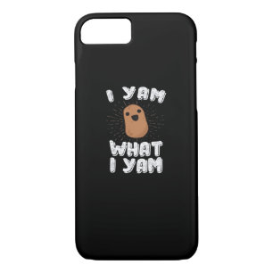 I Yam What I Yam Funny Potato Pun Thanksgiving Case-Mate iPhone Case