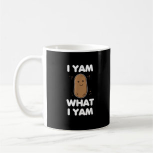 I Yam What I Yam Funny Thanksgiving Coffee Mug