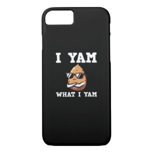 I Yam What I Yam Humorous V-Neck Case-Mate iPhone Case