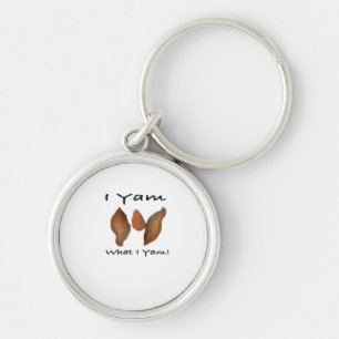 I Yam What I Yam, I Yam What I Yam, Comical, Cute, Keychain