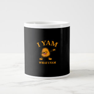 I Yam What I Yam Potato Lover Or Dancer Large Coffee Mug