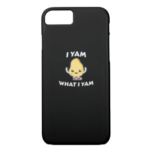 I Yam What I Yam Sweet Potato For Thanksgiving Day Case-Mate iPhone Case