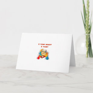 I Yam What I Yam Sweet Potato Thanksgiving Sloth Card
