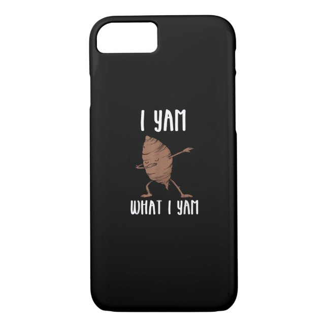 I Yam What I Yam Trendy Basic Case-Mate iPhone Case (Back)