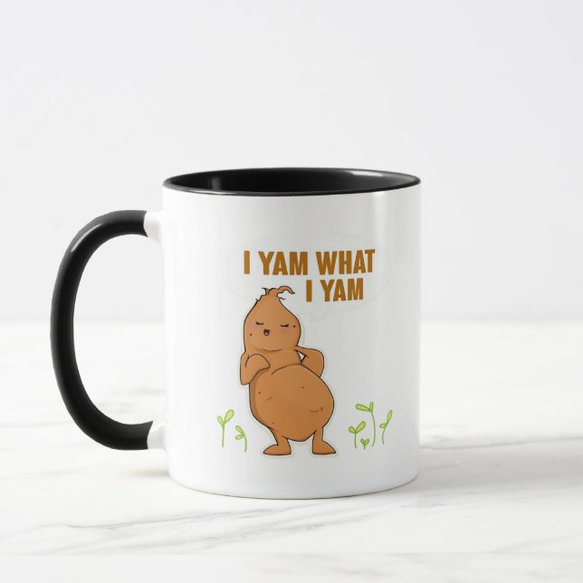 I Yam What I Yam Trendy Basic Mug (Left)