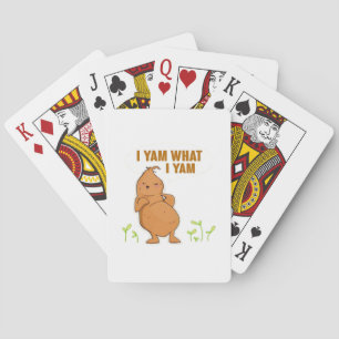 I Yam What I Yam Trendy Basic Playing Cards