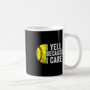 I Yell Because I Care Softll Vintage Dad Mom Men W Coffee Mug