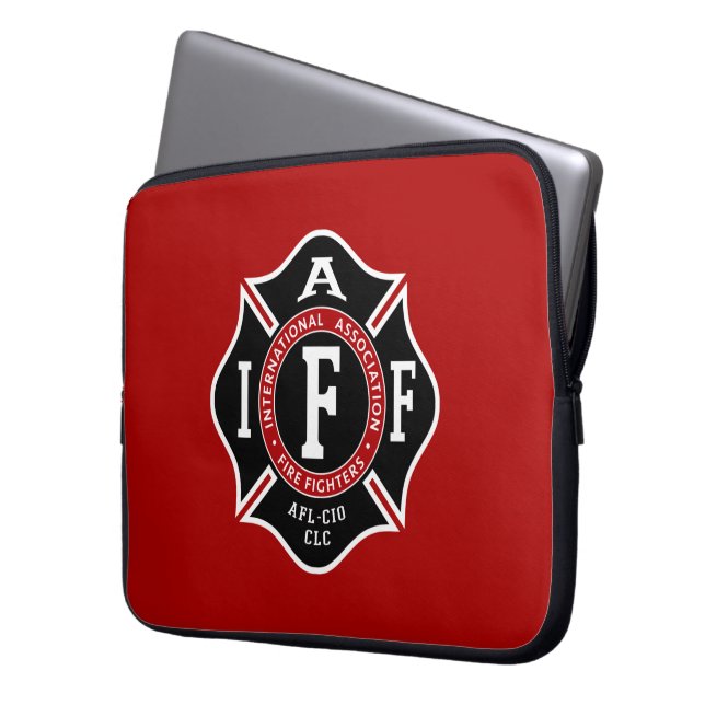 IAFF Maltese Cross Laptop Bag (Front Left)