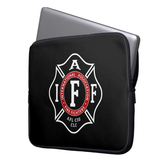 IAFF Maltese Cross Laptop Bag (Front Left)