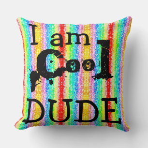 Iam a cool nerd T-Shirt Throw Pillow