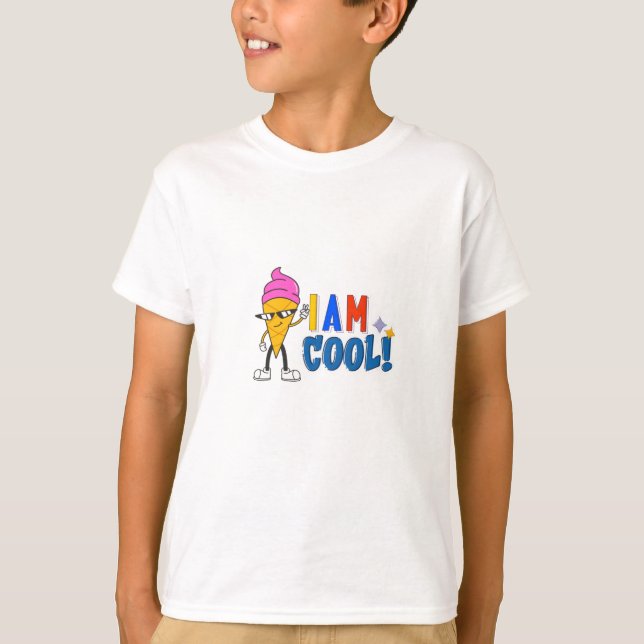 Iam cool ice cream T-Shirt (Front)