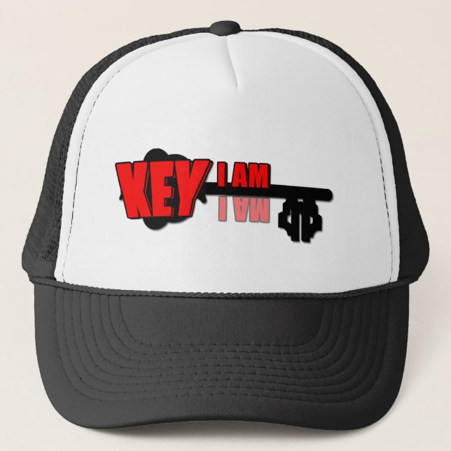 Iam Key Trucker Hat (Front)