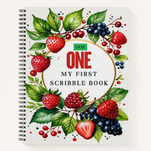 Iam one Strawberry Berry Sweet  Notebook