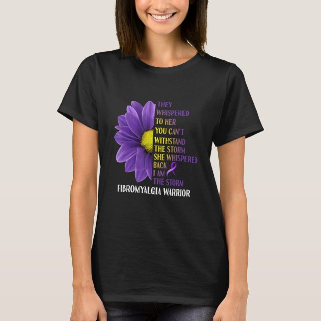 I'am The Storm Fibromyalgia Warrior T-Shirt (Front)