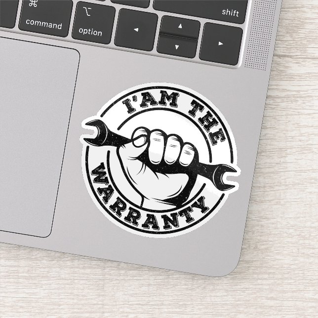 I'am The Warranty Diesel Mechanic Guarantee Humour (Detail)