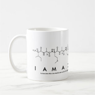 IAmAChemist peptide name mug