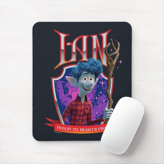 Ian - Feeling My Heart's Fire Mouse Pad (With Mouse)