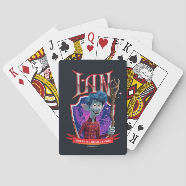 Ian - Feeling My Heart's Fire Playing Cards (Back)