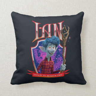 Ian - Feeling My Heart's Fire Throw Pillow