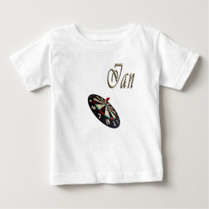 Ian Name And Dartboard, Baby T-Shirt
