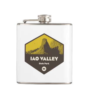 Iao Valley State Park Hawaii Hip Flask