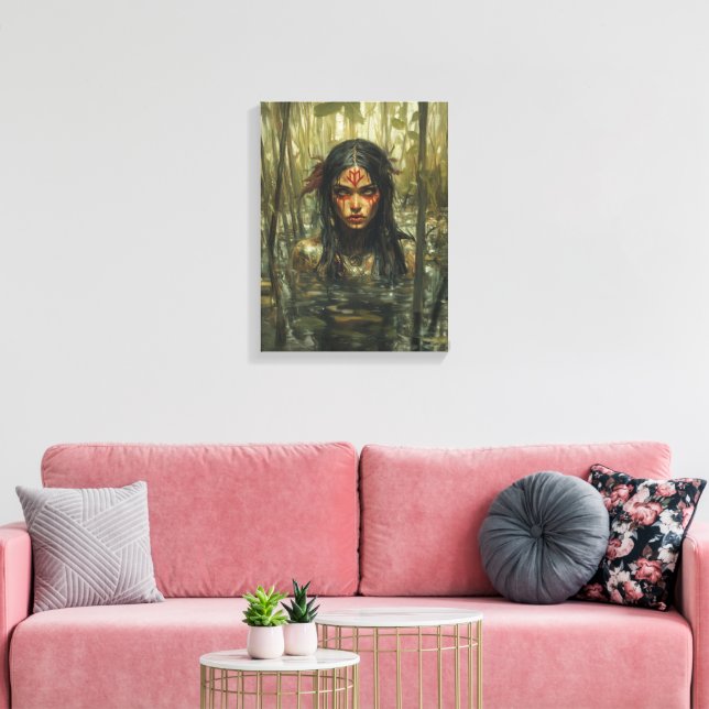 Iara Canvas Print (Insitu(LivingRoom))