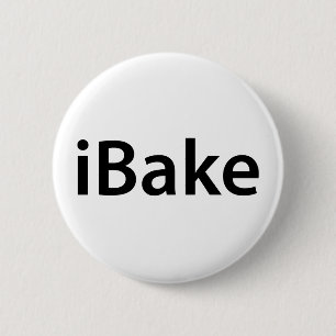 iBake t-shirt 2 Inch Round Button