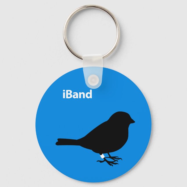 iBand Blue Keychain (Front)