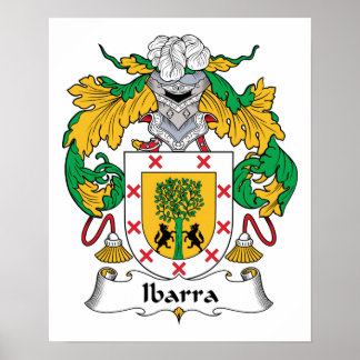 Ibarra Family Crest Poster