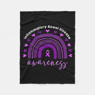 Ibd Warrior - Inflammatory Bowel Disease Awareness Fleece Blanket