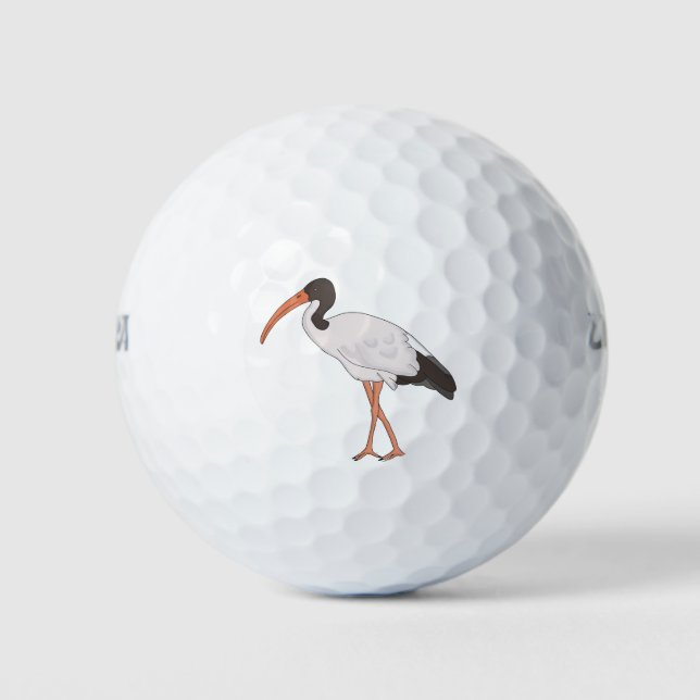 Ibis Bin Chicken Bird Golf Balls (Front)