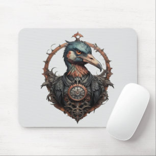Ibis Bird Steampunk Design, Mouse Pad