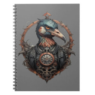Ibis Bird Steampunk Design, Notebook