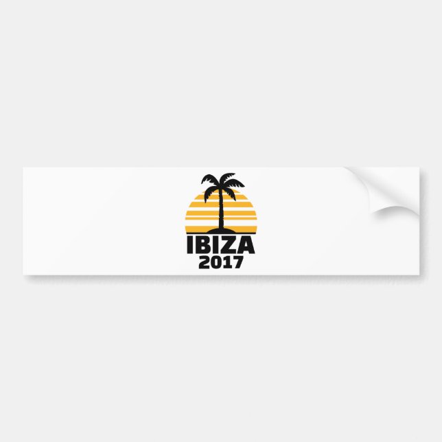 Ibiza 2017 bumper sticker (Front)