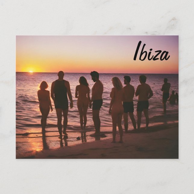 Ibiza Beach Postcard (Front)