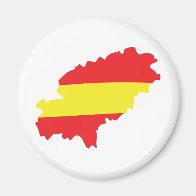 Ibiza contour flag icon magnet (Front)