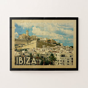 Ibiza Espagne Jigsaw Vintage voyage de puzzle