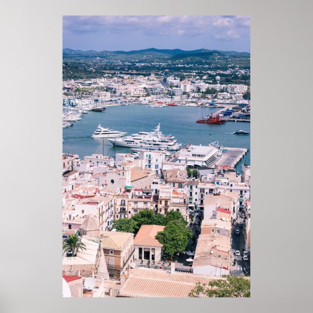 Ibiza Marina Poster (Front)