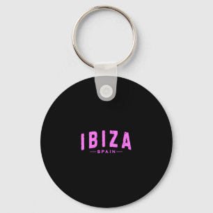 Ibiza Spain Balearic Islands Vacation Summer Beach Keychain