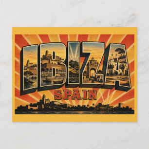 Ibiza Spain Dalt Vila Citadel Postcard