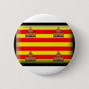 Ibiza Spain Flag 2 Inch Round Button