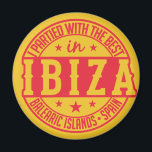 IBIZA Spain magnet<br><div class="desc">"I partied with the best in IBIZA". See my store for more Spain items.</div>