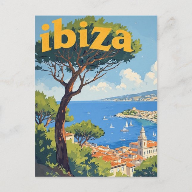 Ibiza Spain Postcard (Front)
