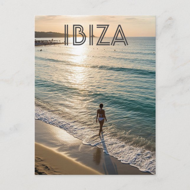 Ibiza Spain Travel Postcard (Front)