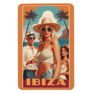 Ibiza, Spain Travel Poster Magnet