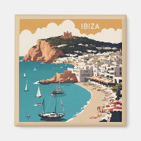 Ibiza, Spain Travel Poster