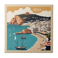 Ibiza, Spain Travel Poster