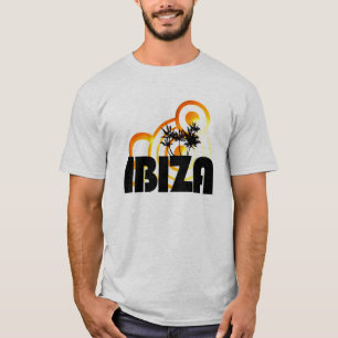 ibiza summer sun design dj t-shirt